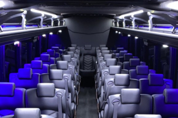 Longmont Charter Bus Interior