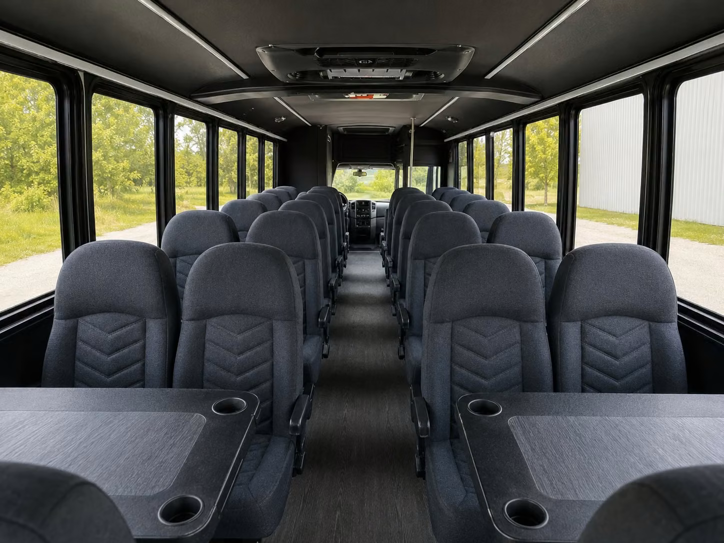 20 passenger minibus interior