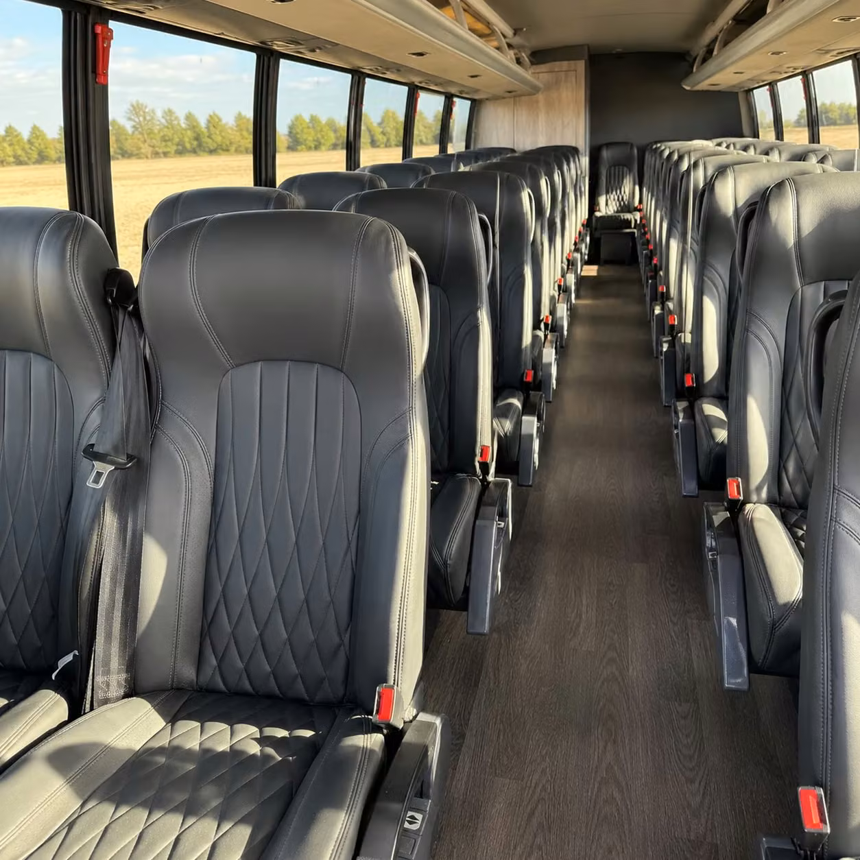 25 passenger minibus inside