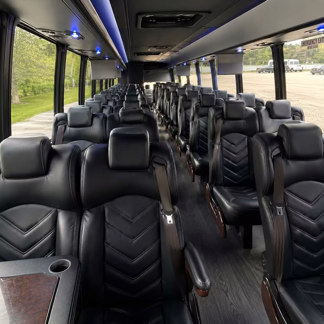 30 passenger minibus inside