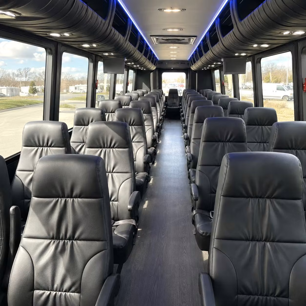 35 passenger minibus inside