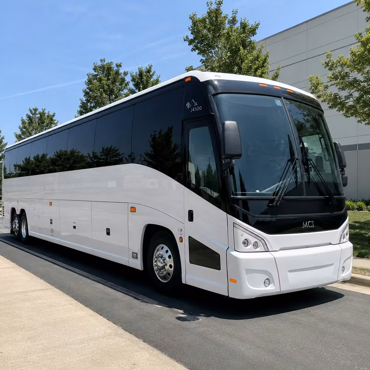 longmont charter bus rental exterior