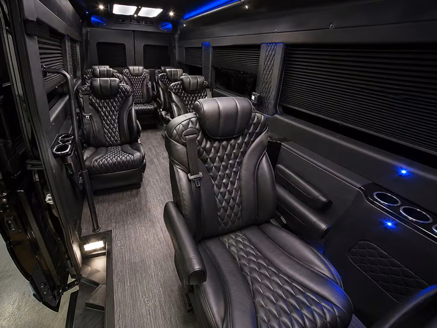 sprinter vans and shuttle buses for longmont music festival transportation